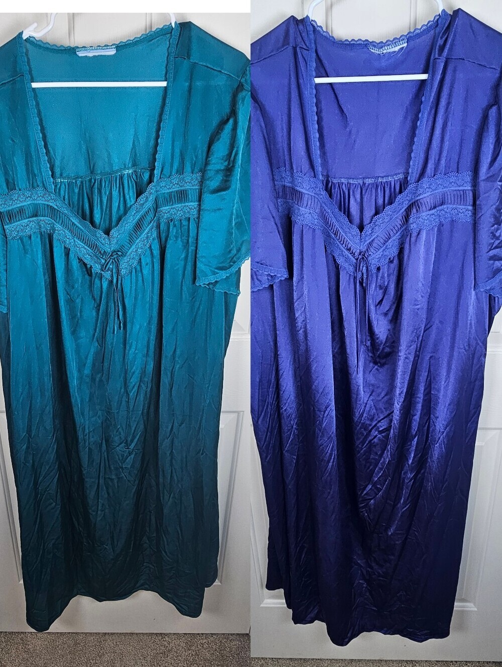 Only Necessities Nightgown Silk Short Moomoo Size 4XL